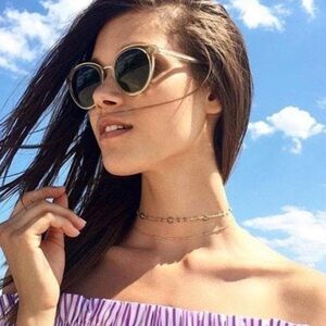 Ela Rae Garnet Choker Necklace